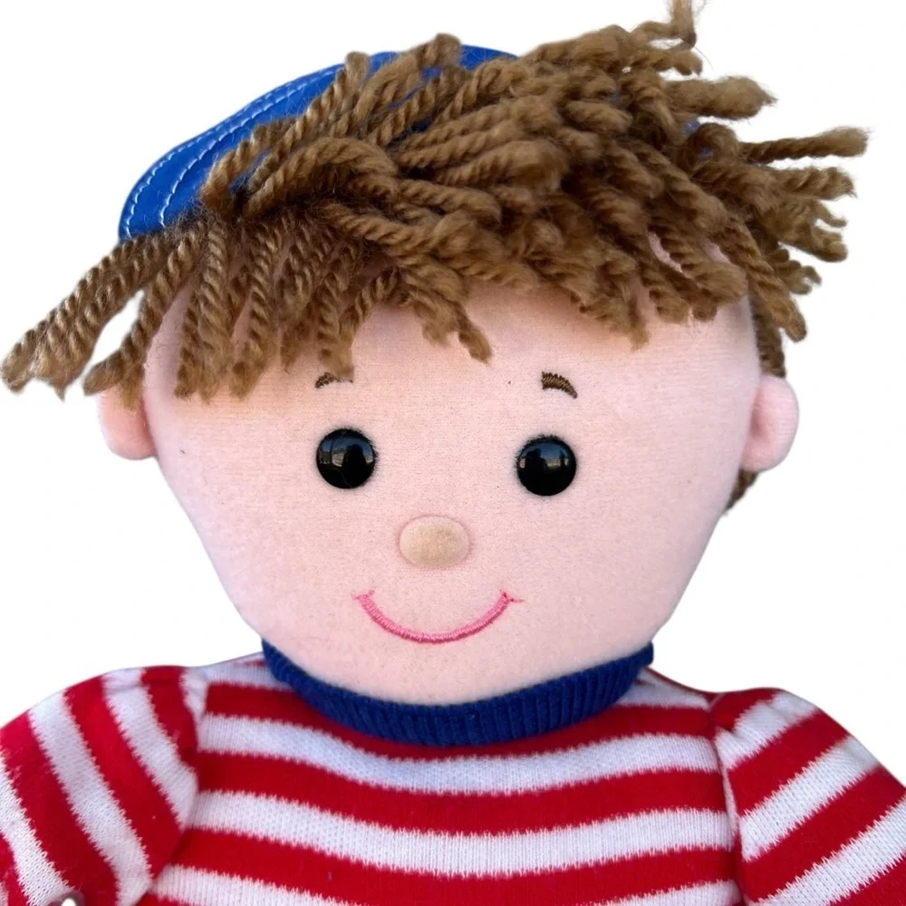 Vintage Oshkosh Eden Boy Plush Doll 14”